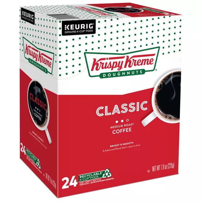 Keurig Krispy Kreme Doughnuts Classic K-Cup Coffee - 24 Count Box