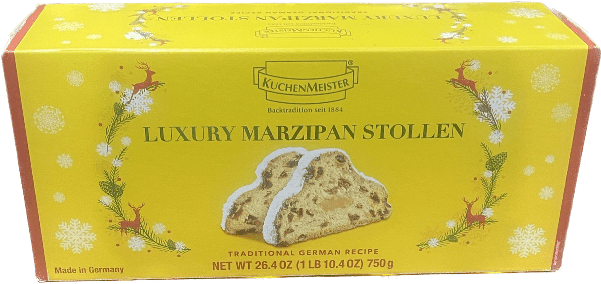 Kuchenmeister Luxury Marzipan Stollen 26 oz - Cakes