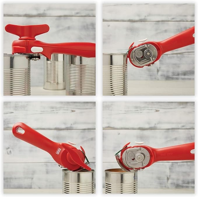 Kuhn Rikon Black 6.5 Inch Slim Safety LidLifter - Can & Jar Openers
