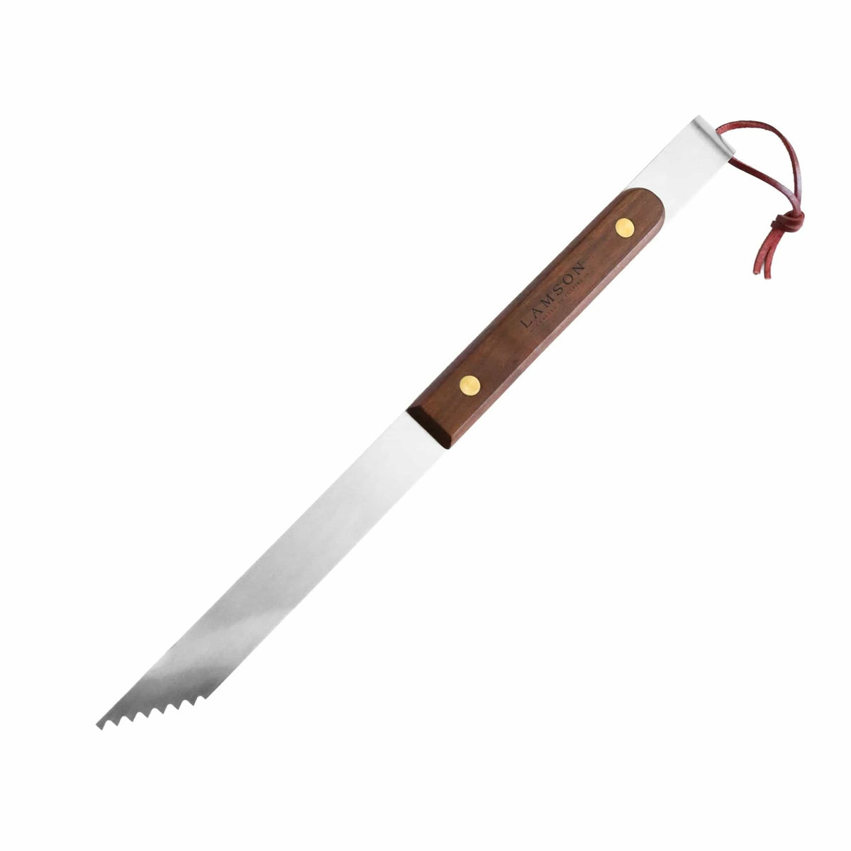 Lamson Tailgater 15" BBQ Tongs - Walnut Handle - BBQ Tool