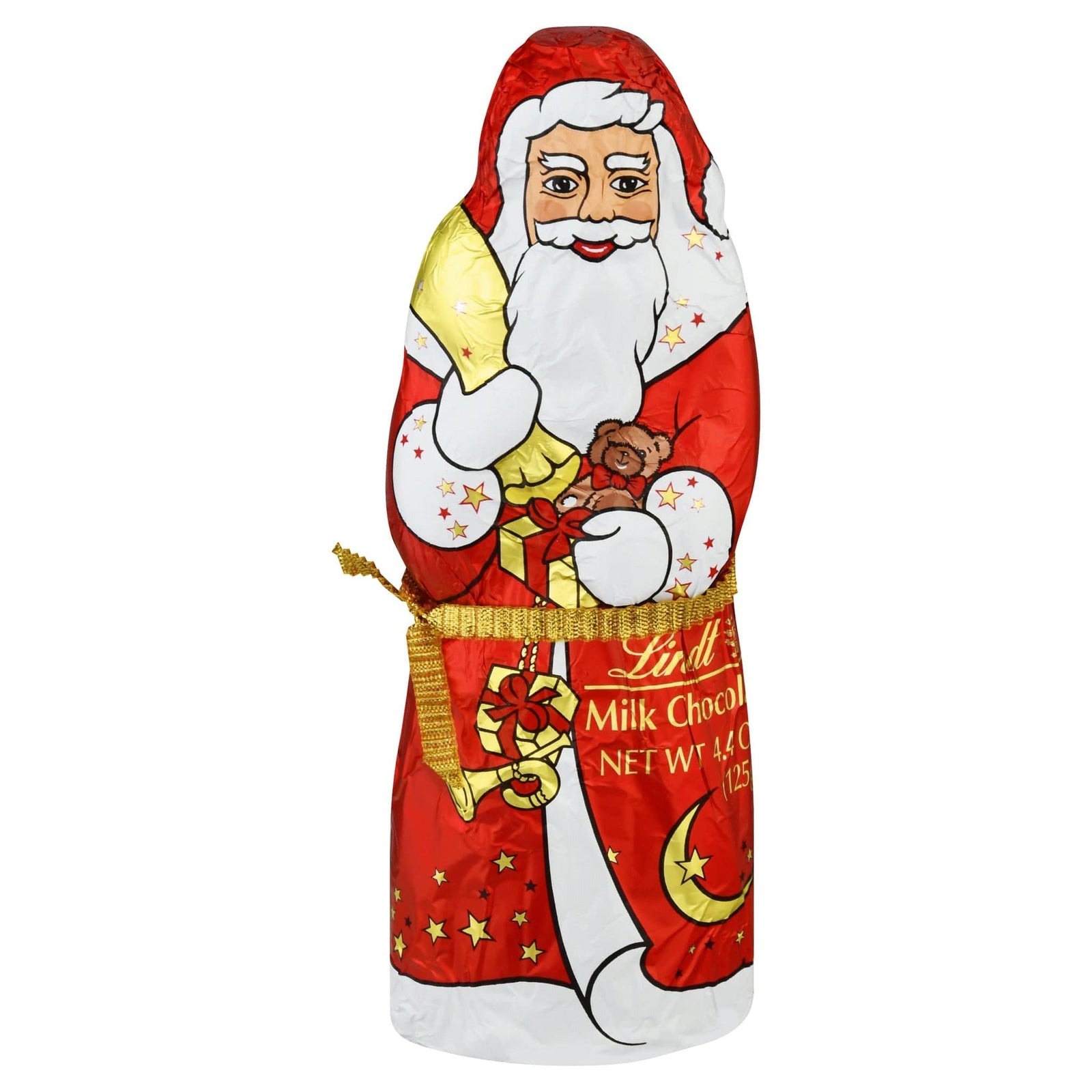 Lindt Lindt Foiled Hollow Milk Chocolate Santa 4.4 oz.