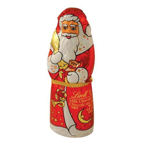 Lindt Foiled Hollow Milk Chocolate Santa 4.4 oz. - Chocolate