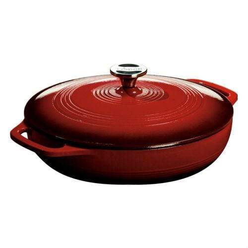 Lodge Lodge Color Enamel Cast Iron 3 qt. Covered Casserole - Island Spice Red