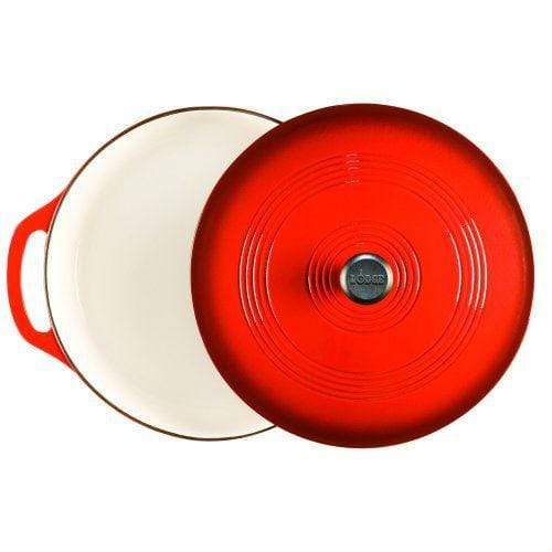Lodge Lodge Color Enamel Cast Iron 3 qt. Covered Casserole - Island Spice Red