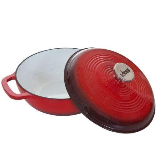 Lodge Lodge Color Enamel Cast Iron 3 qt. Dutch Oven - Island Spice Red