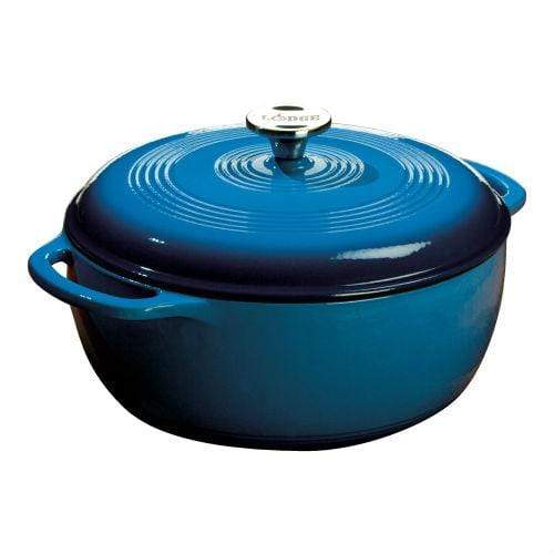 Lodge Lodge Color Enamel Cast Iron 6 qt. Dutch Oven - Caribbean Blue