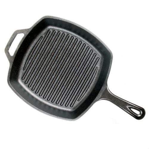 Lodge Pro Logic Cast Iron 10.5in Square Grill Pan - Cast Iron Cookware