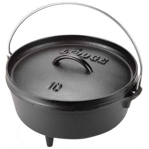 Lodge Pro Logic Cast Iron 4 qt Camp Dutch Oven - Cast Iron Cookware