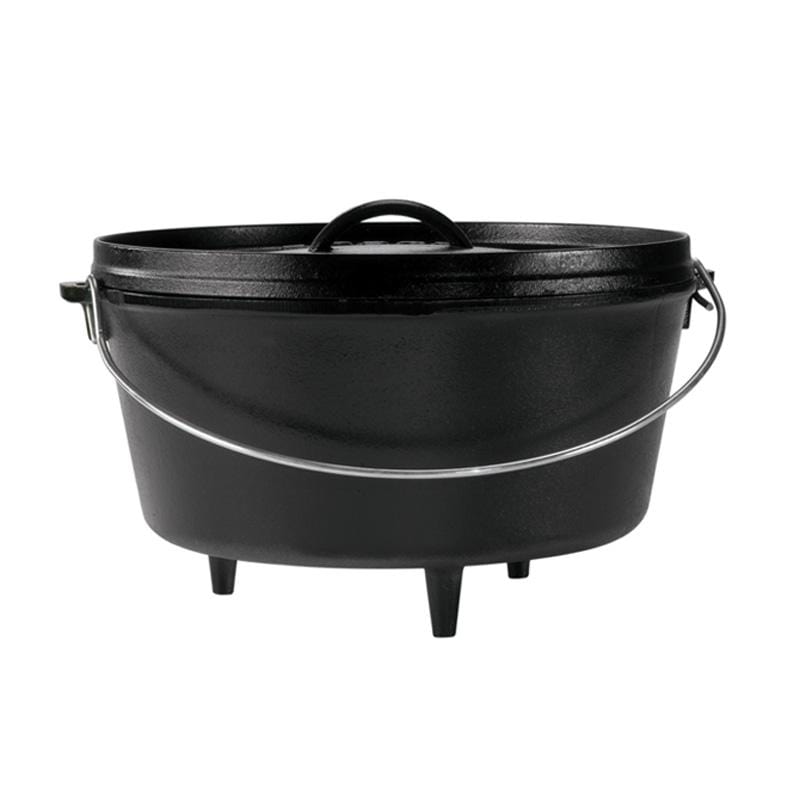 Lodge Pro Logic Cast Iron 8 qt Camp Dutch Oven - Cast Iron Cookware