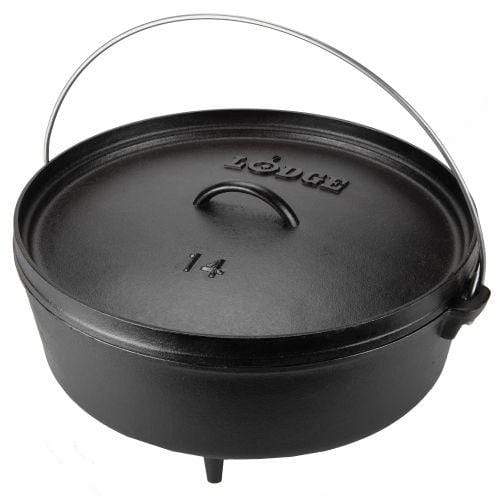 Lodge Pro Logic Cast Iron 8 qt Camp Dutch Oven - Cast Iron Cookware