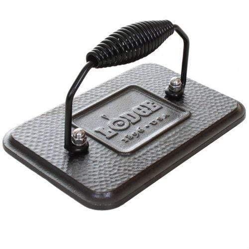 Lodge Pro Logic Cast Iron Rectangular Grill Press - Cast Iron Cookware