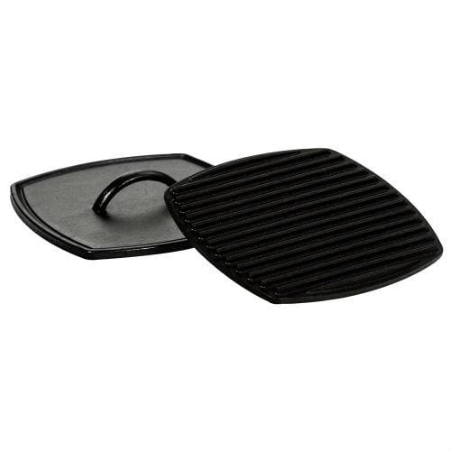 Lodge Pro Logic Cast Iron Ribbed Panini Press - Cast Iron Cookware