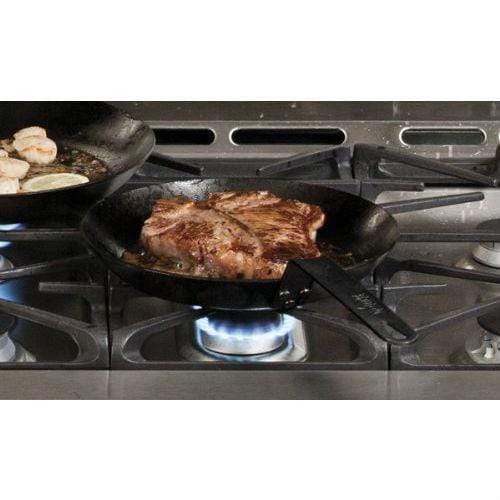 Lodge Seasoned Carbon Steel 10in Skillet - Cast Iron Cookware
