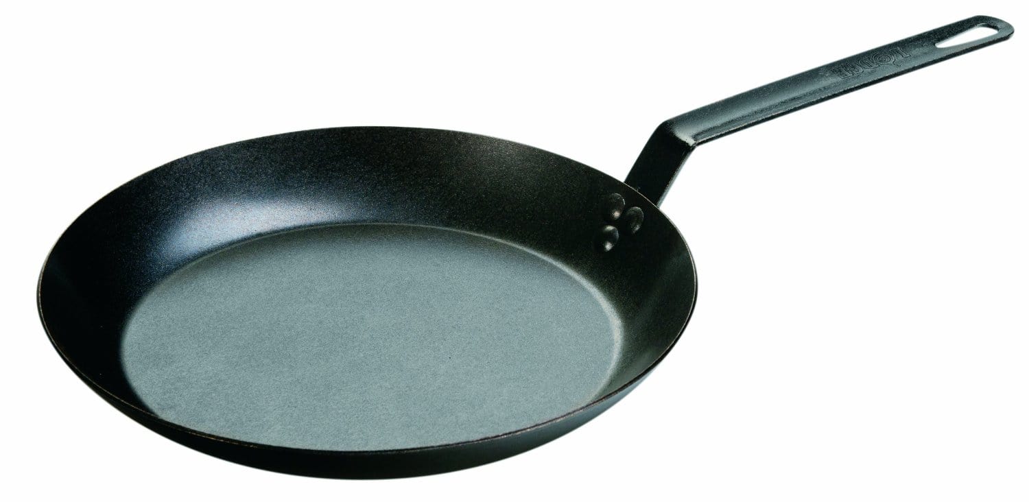Lodge Seasoned Carbon Steel 10in Skillet - Cast Iron Cookware