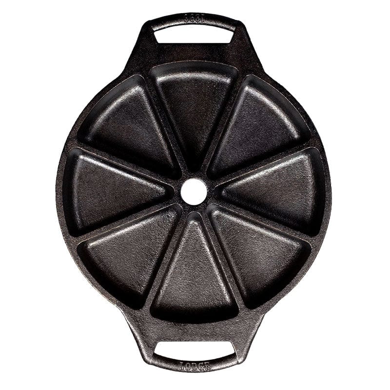 Lodge Seasoned Cast Iron Cornbread & Scone Wedge Pan - Cast Iron Cookware