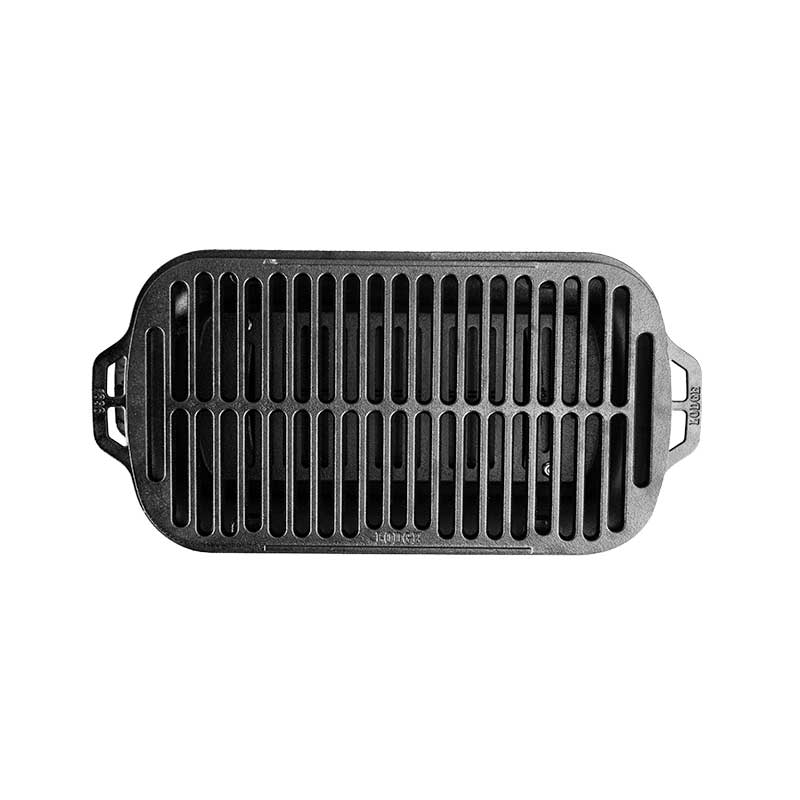 Lodge Sportsman’s Pro Cast Iron Grill - Cast Iron Cookware