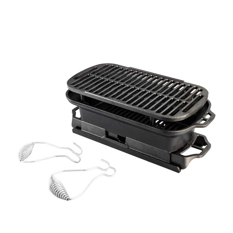 Lodge Sportsman’s Pro Cast Iron Grill - Cast Iron Cookware