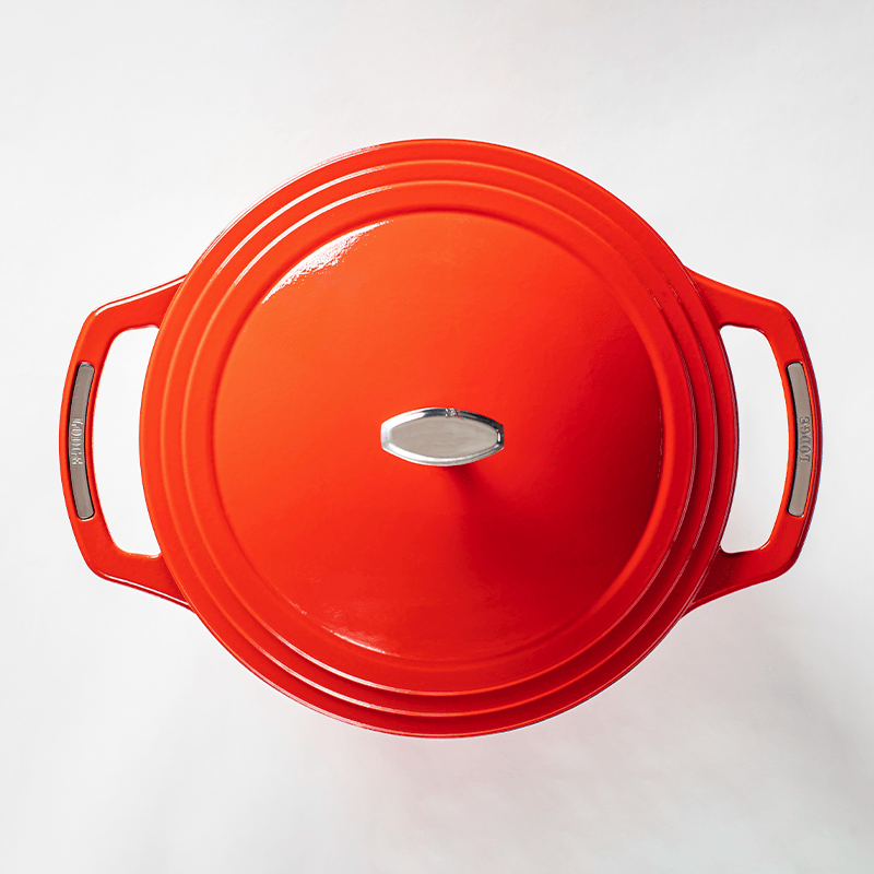 Lodge Lodge USA Enamel 7.5 Qt. Enameled Cast Iron Dutch Oven - Cherry on Top