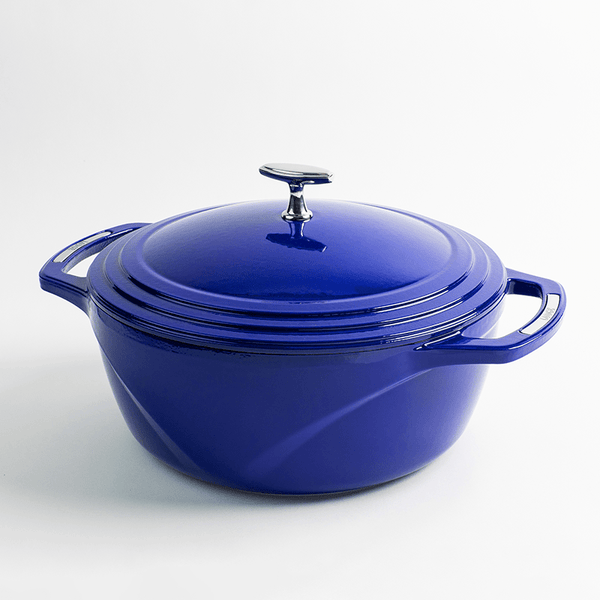 Lodge USA Enamel Enameled Cast Iron Dutch Oven