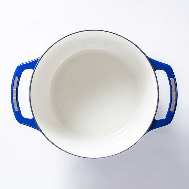 Lodge Lodge USA Enamel 7.5 Qt. Enameled Cast Iron Dutch Oven - Smooth Sailing