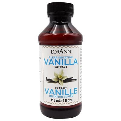 LorAnn Clear Imitation Vanilla Extract 4 oz - Spices