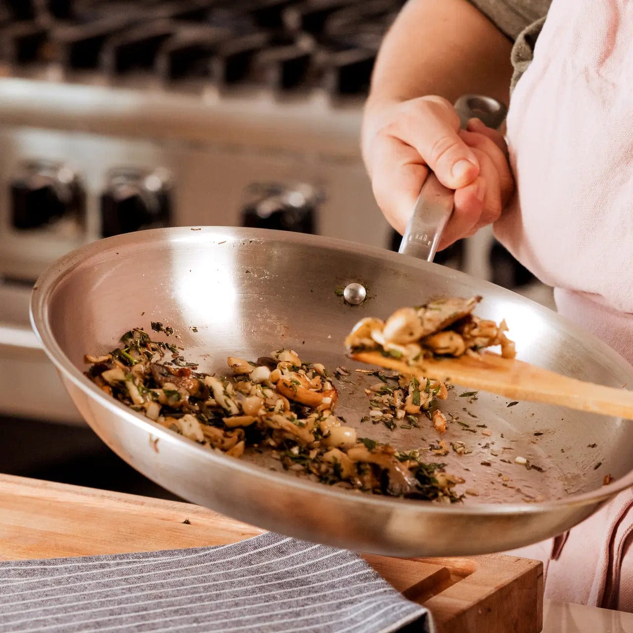 MADE IN 12" Stainless Clad Frying Pan - Frypans & Skillets