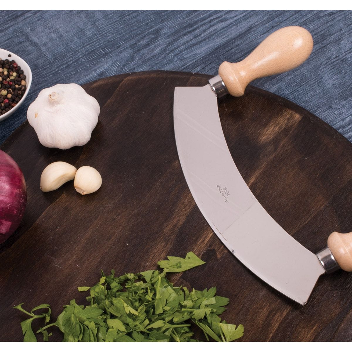 Harold Import Mamma Maria&#39;s Rocking Chopper Knife