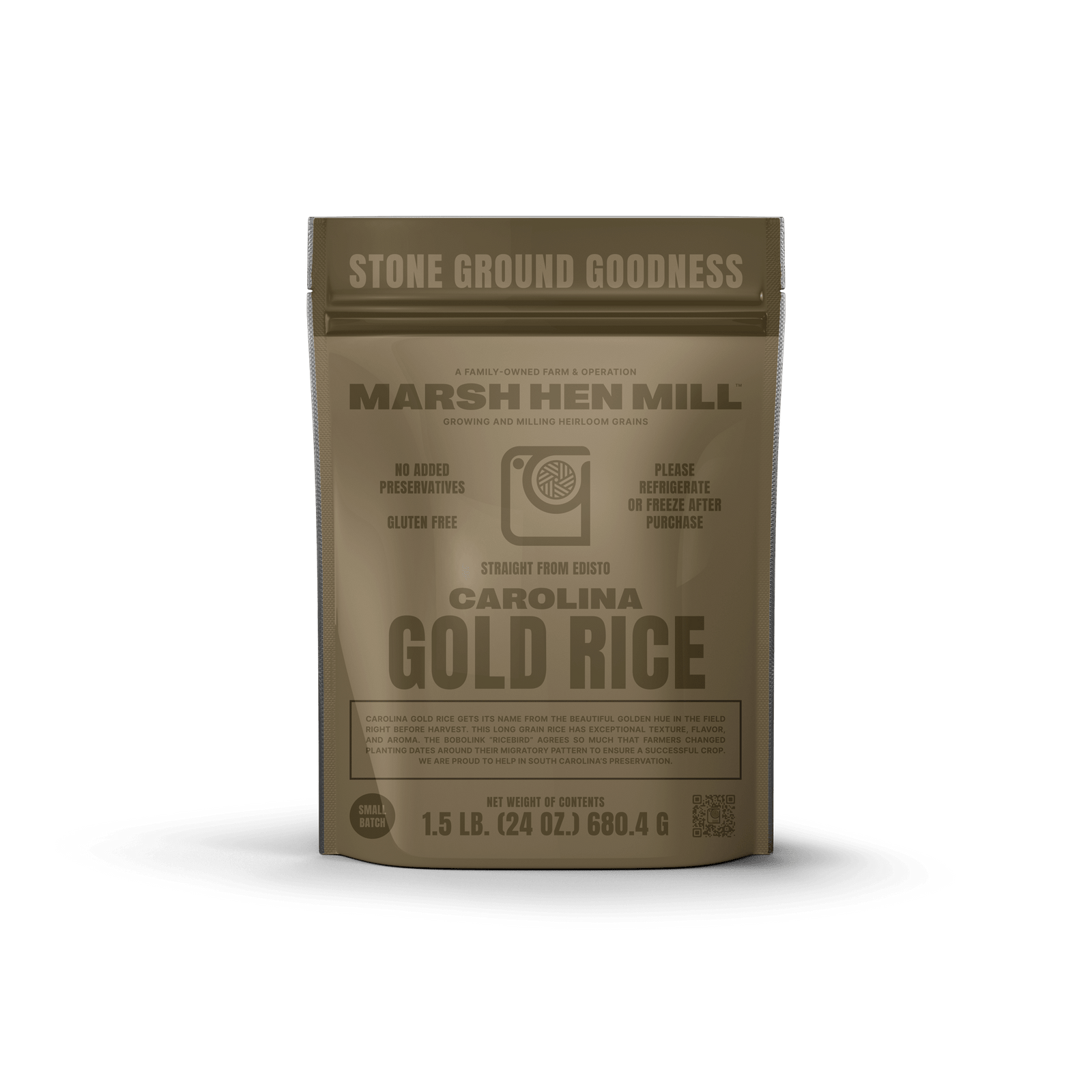 Marsh Hen Mill Carolina Gold Rice 1.5 lbs - Grains & Cereal