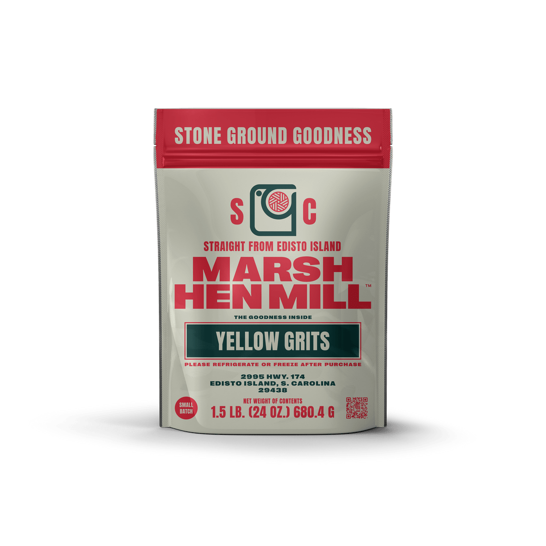 Marsh Hen Mill Yellow Grits 1.5 lbs - Grains &amp; Cereal