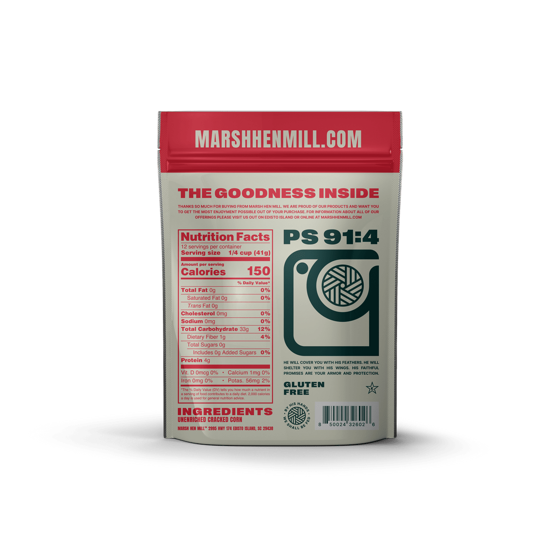 Marsh Hen Mill Yellow Grits 1.5 lbs - Grains & Cereal