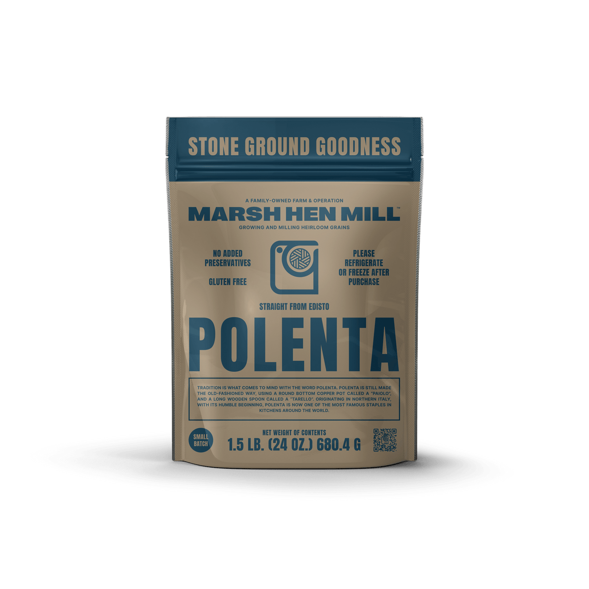 Marsh Hen Mill Yellow Polenta 1.5 lbs - Grains &amp; Cereal