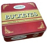 Marsha's Homemade Holiday Buckeye's Tin 32 ct - Chocolate