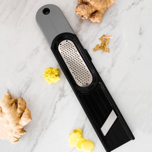 Microplane 3-in-1 Ginger Grater Tool - Fruit & Vegetable Tool