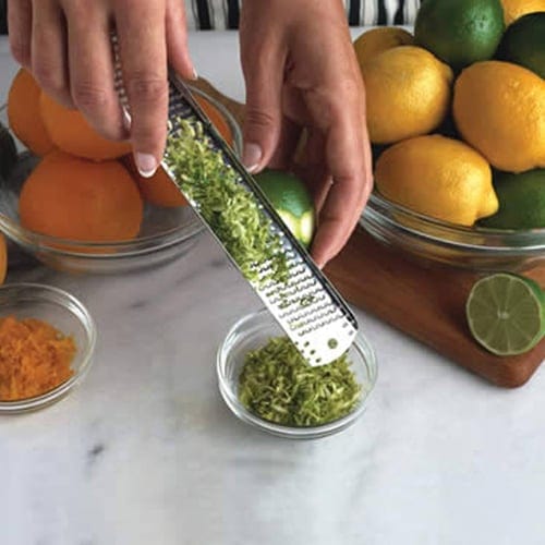 Microplane Classic Series Stainless Steel Zester - Fruit & Vegetable Tool