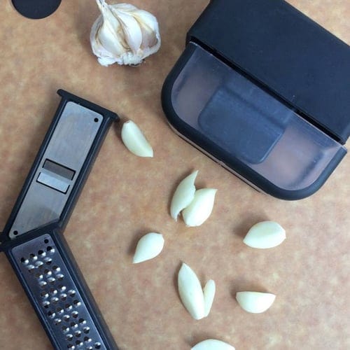 Microplane Garlic Slicer Mincer Set - Fruit & Vegetable Tool