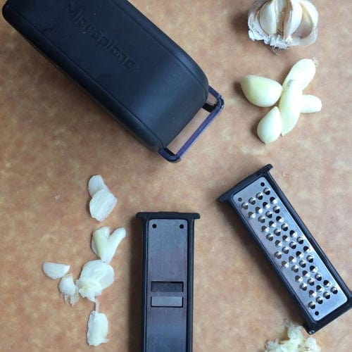 Microplane Garlic Slicer Mincer Set - Fruit & Vegetable Tool