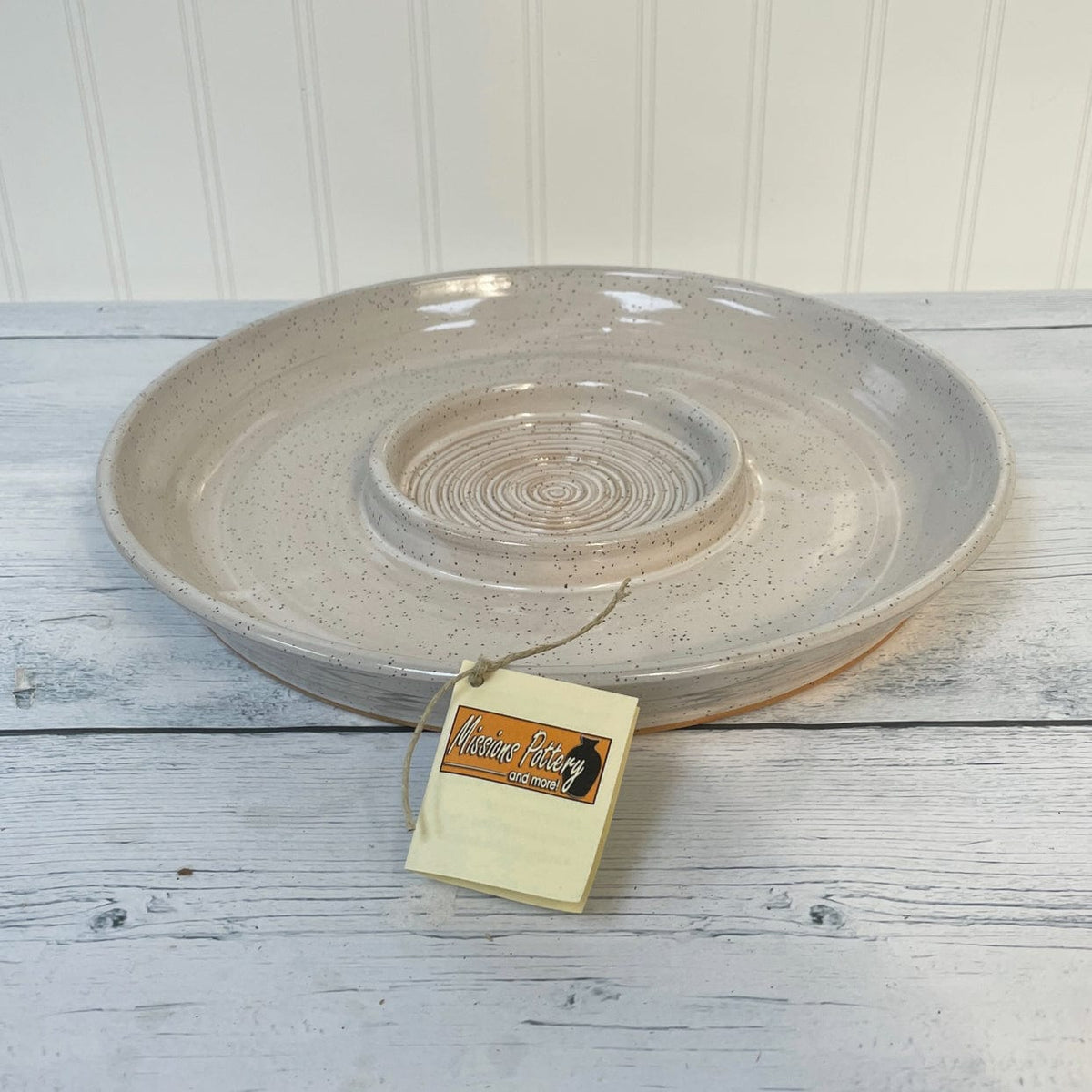 Missions Pottery Bread Dipping Tray - Pottery