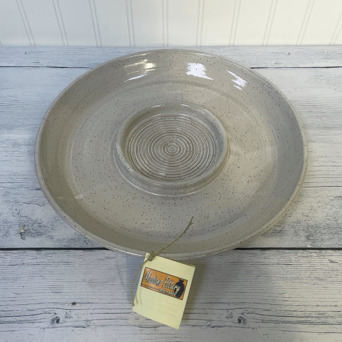 Missions Pottery Bread Dipping Tray - Pottery
