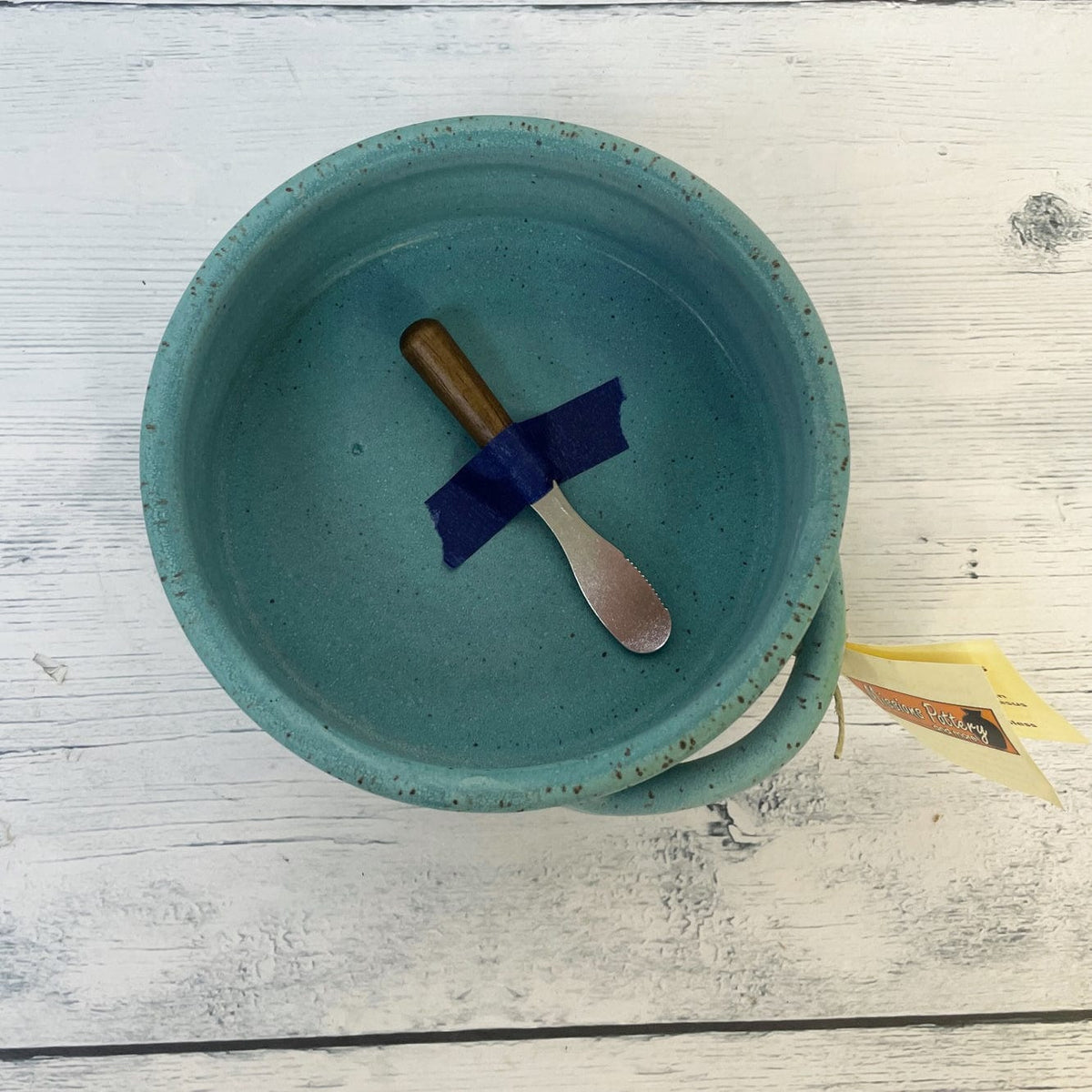 Missions Pottery Missions Pottery Brie Baker with Spreader