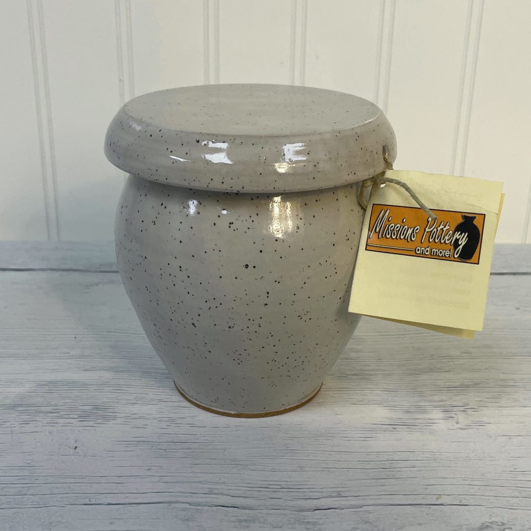 Missions Pottery Butter Crock - Pottery