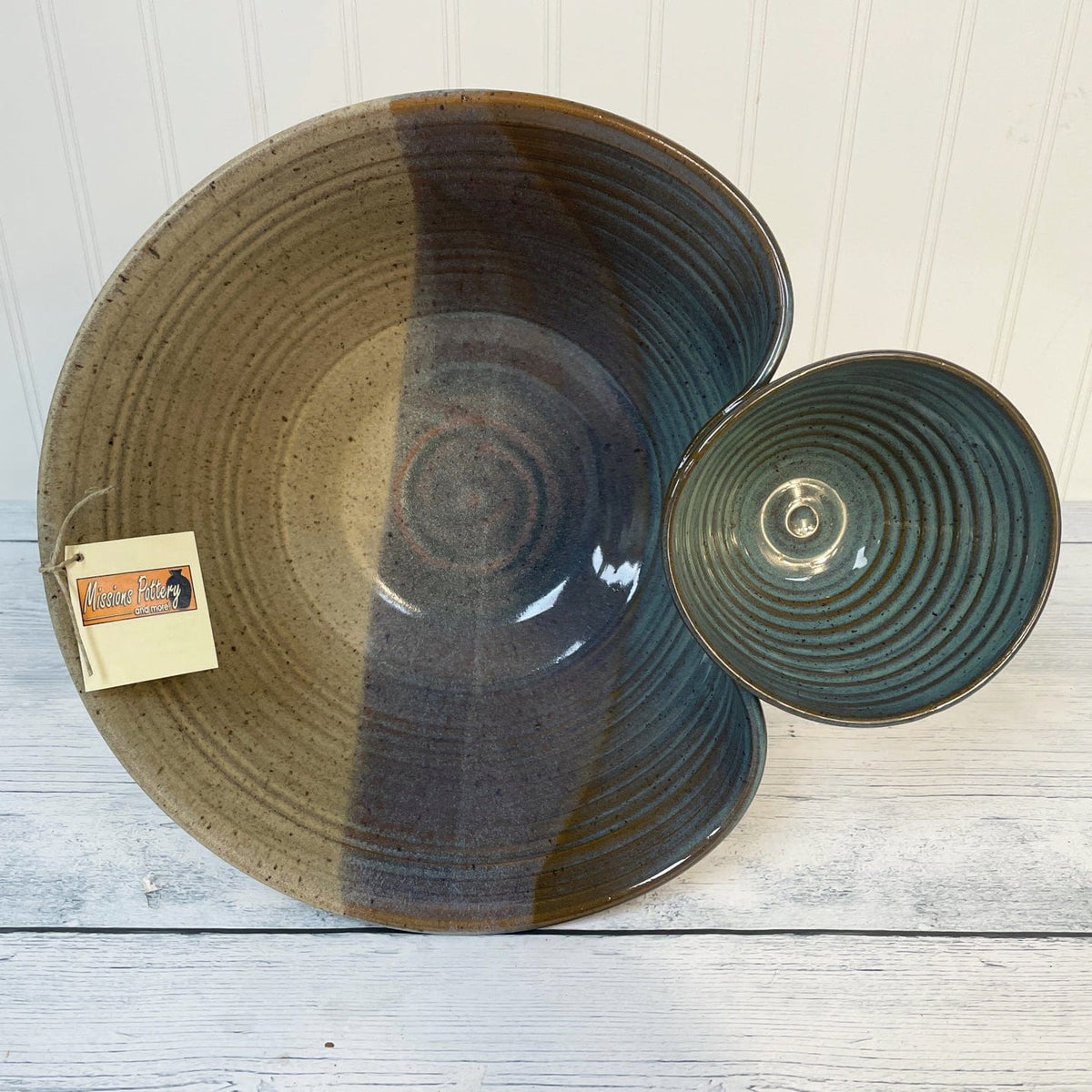 Missions Pottery Missions Pottery Chip &amp; Dip Bowl