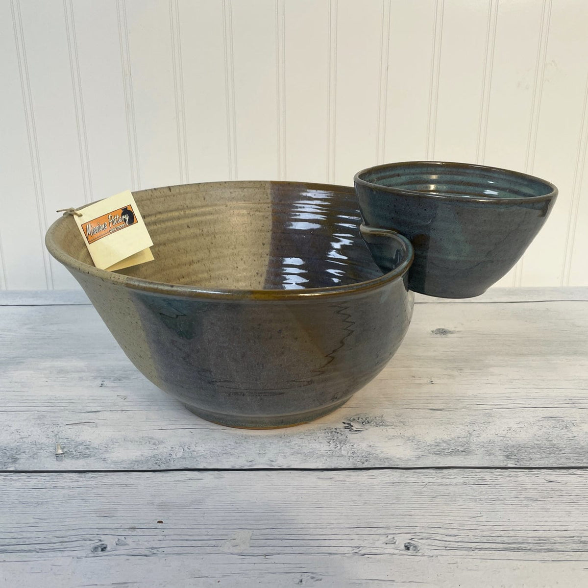 Missions Pottery Missions Pottery Chip &amp; Dip Bowl