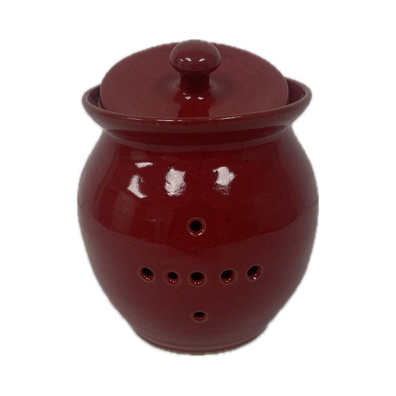 Missions Pottery Garlic Keeper - Brick Red - Pottery