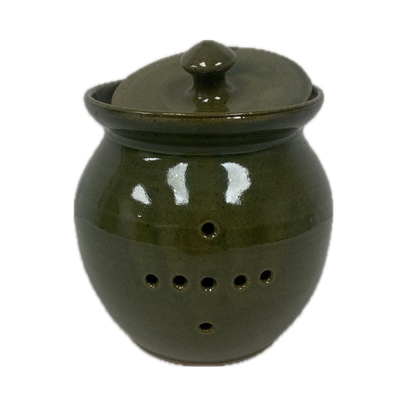 Missions Pottery Missions Pottery Garlic Keeper - Celadon