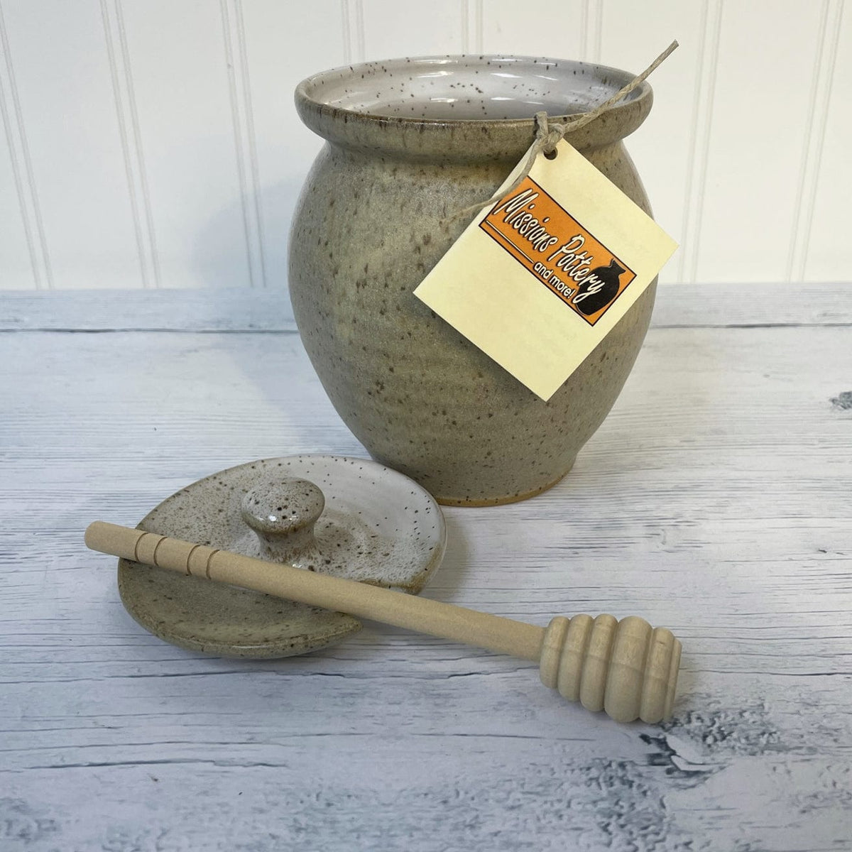 Missions Pottery Honey Pot - Pottery