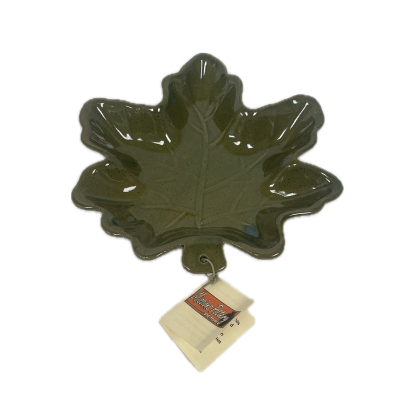 Missions Pottery Maple Dish - Celadon - Pottery