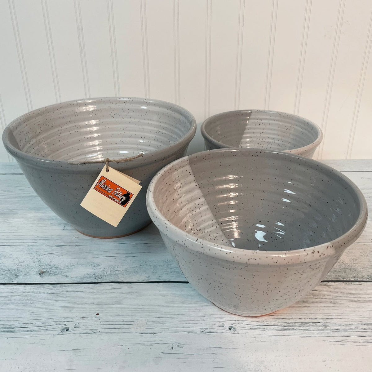 Missions Pottery Nesting Bowls Set of 3 - Pottery