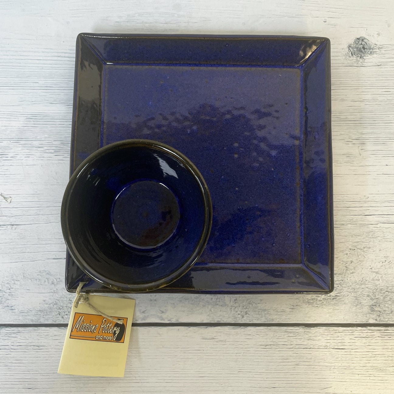Missions Pottery Shrimp Cocktail Tray - Pottery