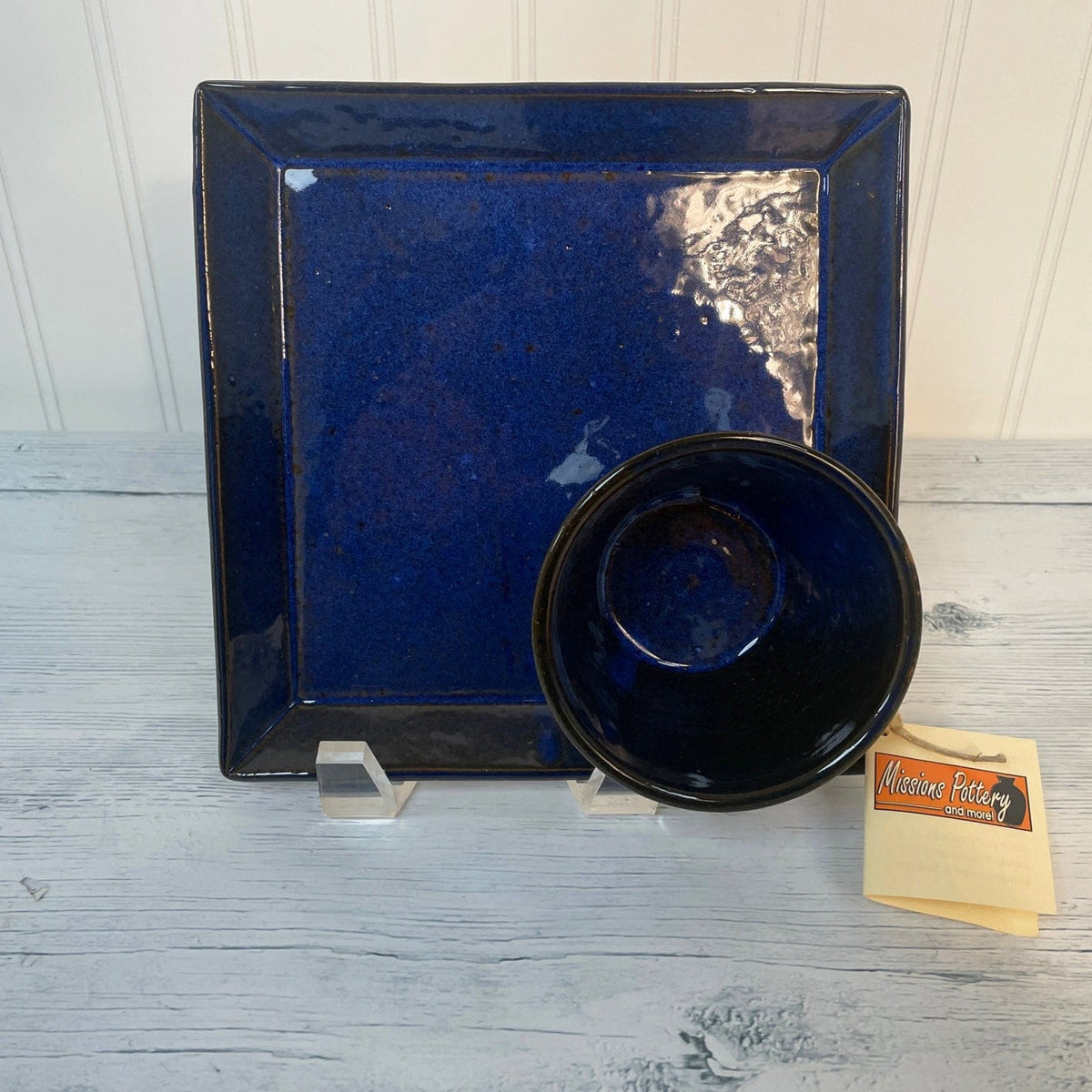 Missions Pottery Shrimp Cocktail Tray - Pottery