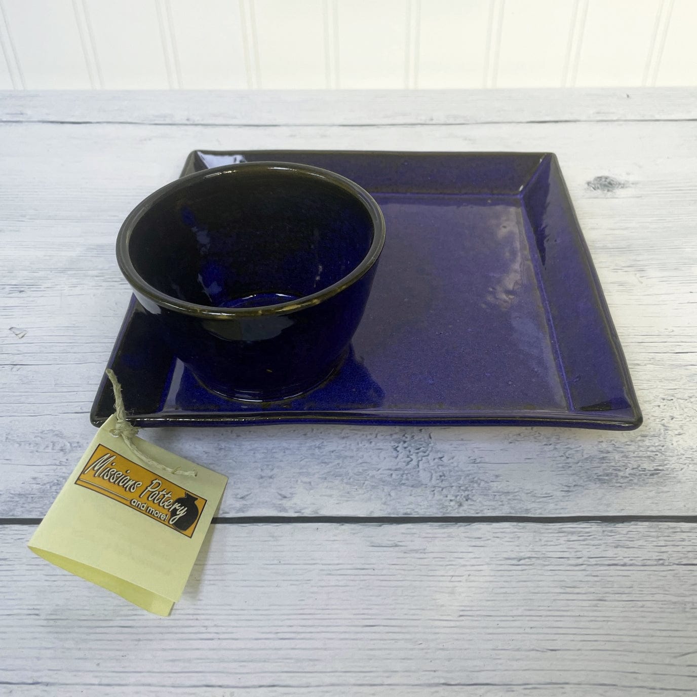 Missions Pottery Shrimp Cocktail Tray - Pottery